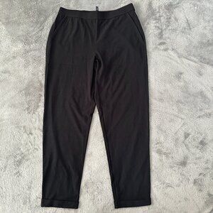 Eileen Fisher Black Cuffed Pull On Pants XS Slacks Trousers